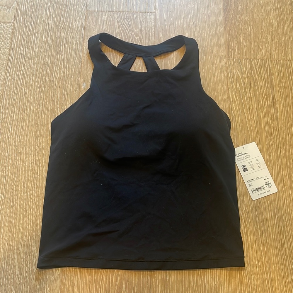 ATHLETA tank with built in bra